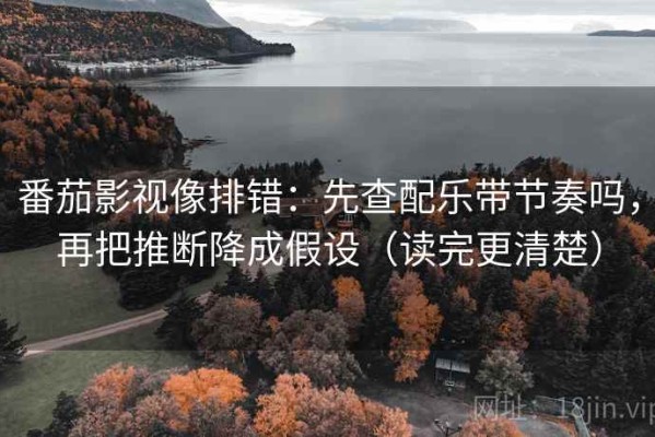 番茄影视像排错：先查配乐带节奏吗，再把推断降成假设（读完更清楚）